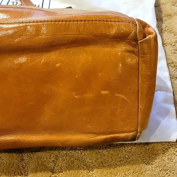 Y2K Cynthia Rowley Leather Sachel - Tan - Picture 8 of 8